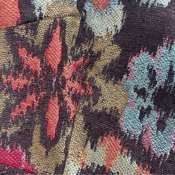 3 Sisters Womens Open Front Floral Abstract Dressy 3/4 Sleeve Jacket Size Medium - Picture 3 of 4